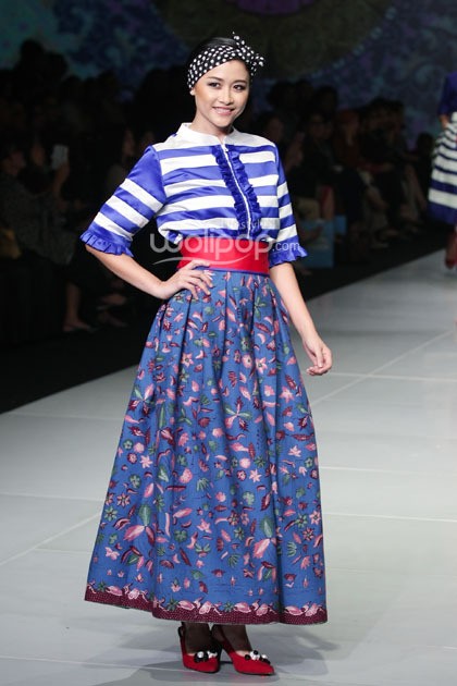 Yongki Budisutisna Peranakan Show. Bazaar Fashion Festival 2014 at Jakarta Convention Center. Jakarta. [Foto: Mohammad Abduh/Wolipop]
