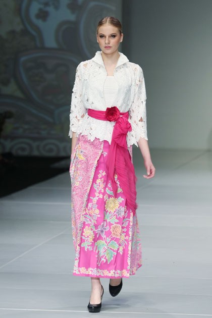 Stephanus Hamy Peranakan Show. Bazaar Fashion Festival 2014 at Jakarta Convention Center. Senayan. Jakarta. [Foto: Mohammad Abduh/Wolipop]