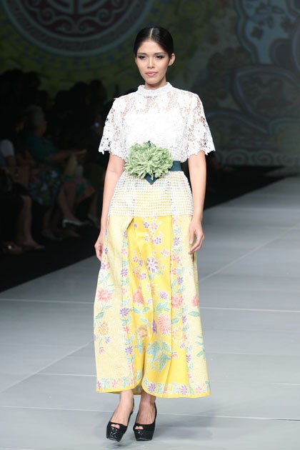 Stephanus Hamy Peranakan Show. Bazaar Fashion Festival 2014 at Jakarta Convention Center. Senayan. Jakarta. [Foto: Mohammad Abduh/Wolipop]