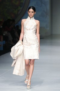 Widhi Budimulya Peranakan Show. Bazaar Fashion Festival 2014 at Jakarta Conventioon Center. Jakarta. [Foto: Mohammad Abduh/Wolipop]