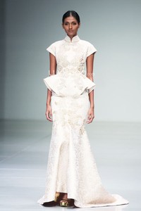 Widhi Budimulya Peranakan Show. Bazaar Fashion Festival 2014 at Jakarta Conventioon Center. Jakarta. [Foto: Mohammad Abduh/Wolipop]