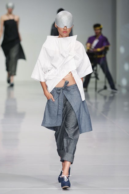 Edbe By Eddy Betty Pele-Mele. Bazaar Fashion Festival 2014 at Jakarta Conventioon Center. Senayan. Jakarta. [Foto: Mohammad Abduh/Wolipop]