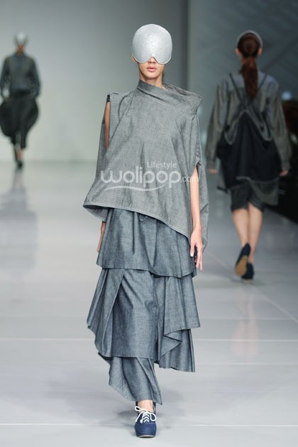 Edbe By Eddy Betty Pele-Mele. Bazaar Fashion Festival 2014 at Jakarta Conventioon Center. Senayan. Jakarta. [Foto: Mohammad Abduh/Wolipop]