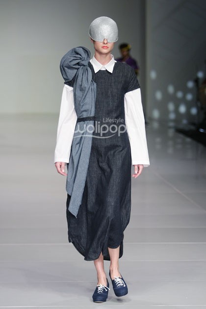 Edbe By Eddy Betty Pele-Mele. Bazaar Fashion Festival 2014 at Jakarta Conventioon Center. Senayan. Jakarta. [Foto: Mohammad Abduh/Wolipop]