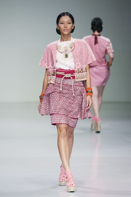 Arkamaya by Danny Satriadi Novelty of Chuba. Bazaar Fashion Festival 2014 at Jakarta Convention Center. Jakarta. [Foto: Mohammad Abduh/Wolipop]