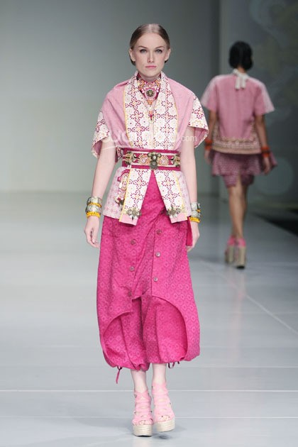 Arkamaya by Danny Satriadi Novelty of Chuba. Bazaar Fashion Festival 2014 at Jakarta Convention Center. Jakarta. [Foto: Mohammad Abduh/Wolipop]