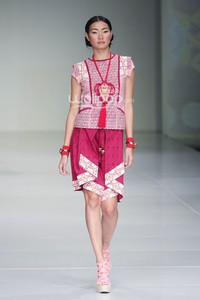 Arkamaya by Danny Satriadi Novelty of Chuba. Bazaar Fashion Festival 2014 at Jakarta Convention Center. Jakarta. [Foto: Mohammad Abduh/Wolipop]