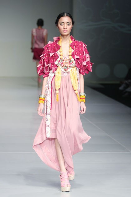 Arkamaya by Danny Satriadi Novelty of Chuba. Bazaar Fashion Festival 2014 at Jakarta Convention Center. Jakarta. [Foto: Mohammad Abduh/Wolipop]