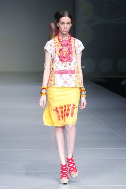 Arkamaya by Danny Satriadi Novelty of Chuba. Bazaar Fashion Festival 2014 at Jakarta Convention Center. Jakarta. [Foto: Mohammad Abduh/Wolipop]