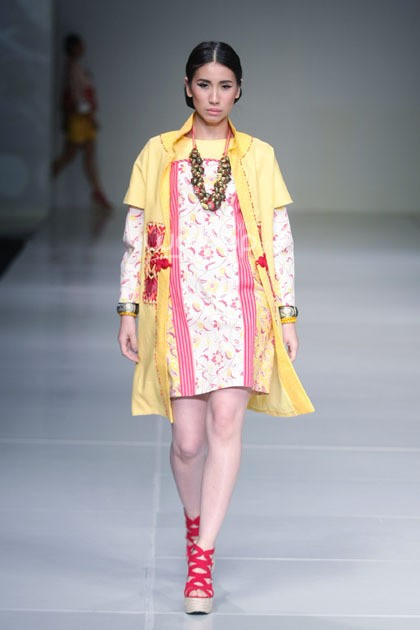 Arkamaya by Danny Satriadi Novelty of Chuba. Bazaar Fashion Festival 2014 at Jakarta Convention Center. Jakarta. [Foto: Mohammad Abduh/Wolipop]