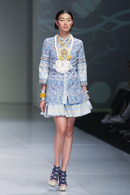 Arkamaya by Danny Satriadi Novelty of Chuba. Bazaar Fashion Festival 2014 at Jakarta Convention Center. Jakarta. [Foto: Mohammad Abduh/Wolipop]