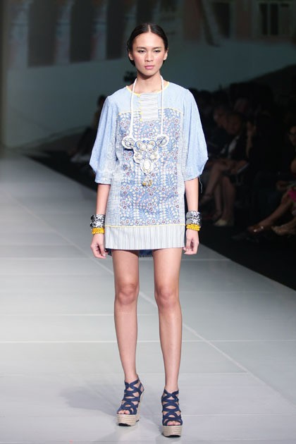 Arkamaya by Danny Satriadi Novelty of Chuba. Bazaar Fashion Festival 2014 at Jakarta Convention Center. Jakarta. [Foto: Mohammad Abduh/Wolipop]