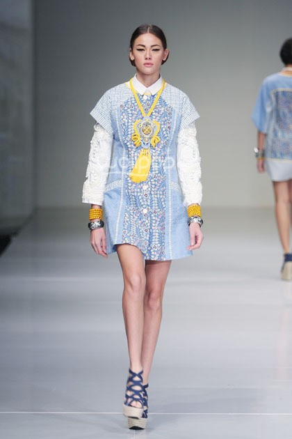 Arkamaya by Danny Satriadi Novelty of Chuba. Bazaar Fashion Festival 2014 at Jakarta Convention Center. Jakarta. [Foto: Mohammad Abduh/Wolipop]