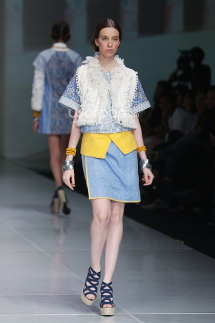 Arkamaya by Danny Satriadi Novelty of Chuba. Bazaar Fashion Festival 2014 at Jakarta Convention Center. Jakarta. [Foto: Mohammad Abduh/Wolipop]