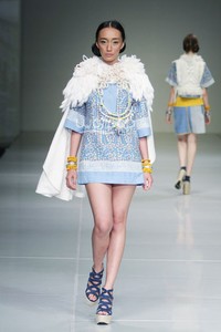 Arkamaya by Danny Satriadi Novelty of Chuba. Bazaar Fashion Festival 2014 at Jakarta Convention Center. Jakarta. [Foto: Mohammad Abduh/Wolipop]