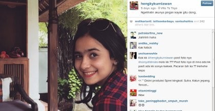 Kemesraan Hengky Kurniawan dan Sonya Fatmala di Instagram Kemesraan Hengky Kurniawan dan Sonya Fatmala di Instagram