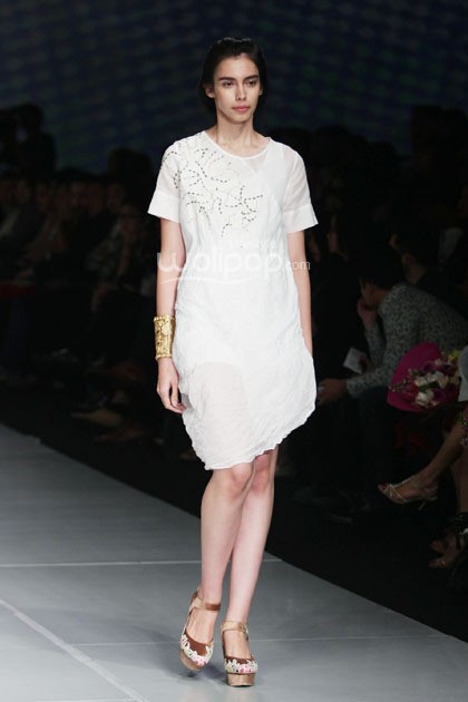 Carmanita, Bazaar Fashion Festival 2014. at Jakarta Conventioon Center. Jakarta. [Foto: Mohammad Abduh/Wolipop]