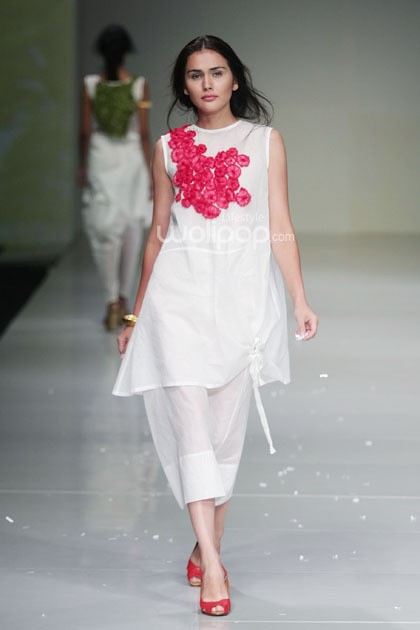 Carmanita, Bazaar Fashion Festival 2014. at Jakarta Conventioon Center. Jakarta. [Foto: Mohammad Abduh/Wolipop]