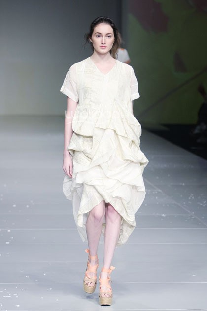 Carmanita, Bazaar Fashion Festival 2014. at Jakarta Conventioon Center. Jakarta. [Foto: Mohammad Abduh/Wolipop]