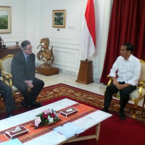 Bos-bos Chevron Temui Jokowi di Kantor Presiden