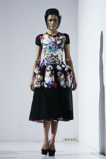 Mel Ahyar Spring/Summer 2015. Bazaar Fashion Festival 2014 at Jakarta Conventioon Center. Senayan. Jakarta. [Foto: Mohammad Abduh/Wolipop]