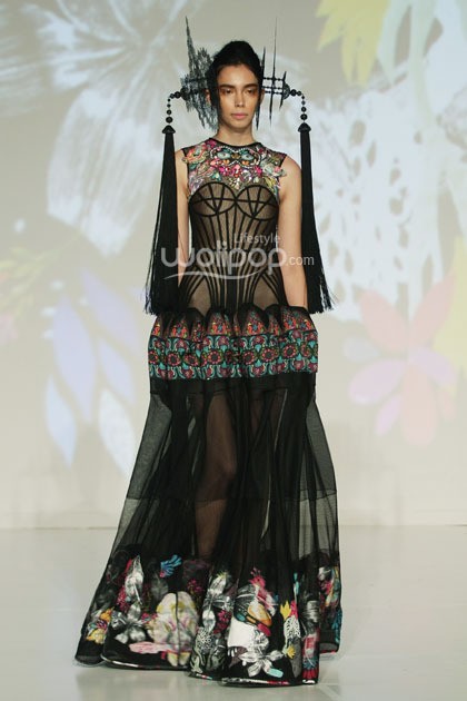 Mel Ahyar Spring/Summer 2015. Bazaar Fashion Festival 2014 at Jakarta Conventioon Center. Senayan. Jakarta. [Foto: Mohammad Abduh/Wolipop]