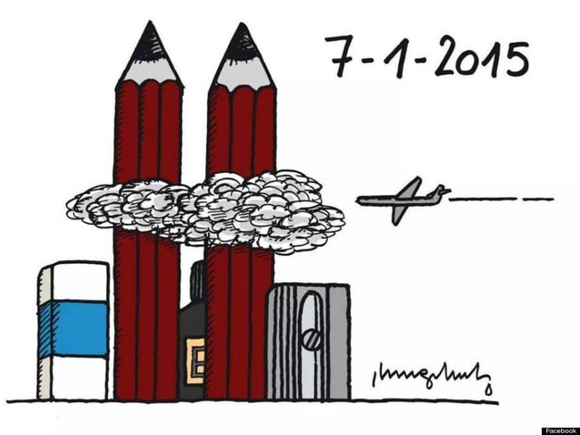 8 Kartunis Timur Tengah Dukung Charlie Hebdo Lewat Karya Seni (2)