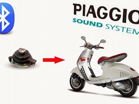 Tape Berjalan di Motor Piaggio