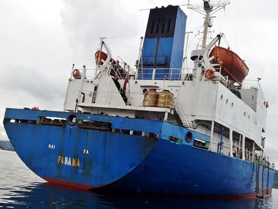 Penampakan Kapal Pencuri Ikan Terbesar Sepanjang Sejarah RI