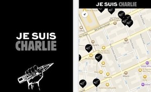 Difasilitasi CEO Apple, Aplikasi Je Suis Charlie Ukir Rekor
