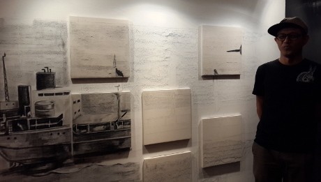 Kapal Saudagar Jadi Ide Live Mural Musisi Saleh Husein