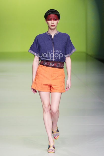 Oscar Lawalata I AM. Bazaar Fashion festival 2014. at Jakarta Convention Center. Jakarta. [Foto: Mohammad Abduh/Wolipop]