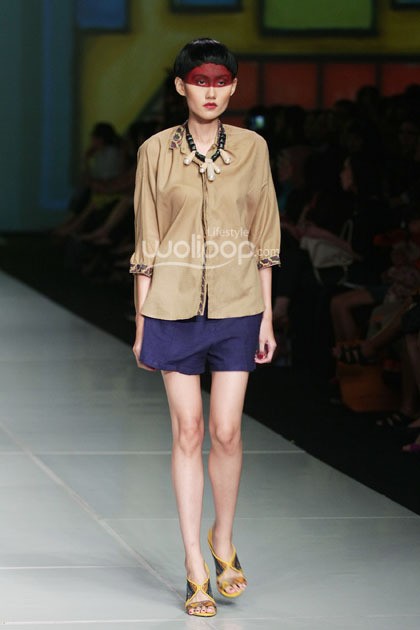 Oscar Lawalata I AM. Bazaar Fashion festival 2014. at Jakarta Convention Center. Jakarta. [Foto: Mohammad Abduh/Wolipop]