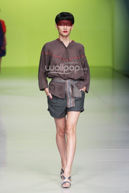 Oscar Lawalata I AM. Bazaar Fashion festival 2014. at Jakarta Convention Center. Jakarta. [Foto: Mohammad Abduh/Wolipop]