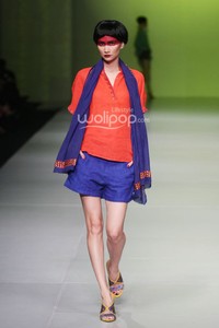 Oscar Lawalata I AM. Bazaar Fashion festival 2014. at Jakarta Convention Center. Jakarta. [Foto: Mohammad Abduh/Wolipop]