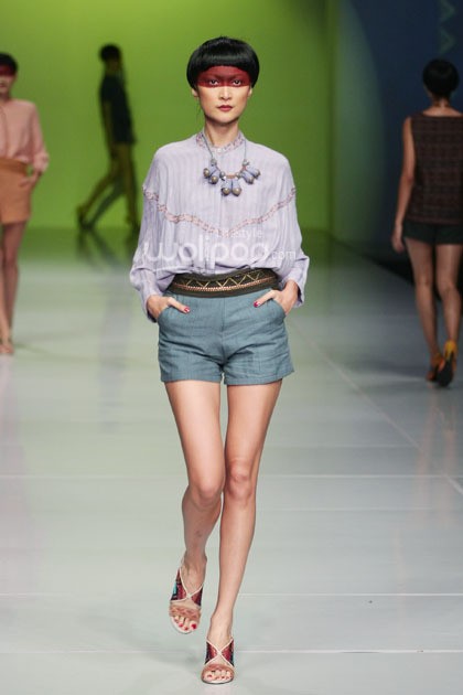 Oscar Lawalata I AM. Bazaar Fashion festival 2014. at Jakarta Convention Center. Jakarta. [Foto: Mohammad Abduh/Wolipop]