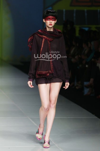 Oscar Lawalata I AM. Bazaar Fashion festival 2014. at Jakarta Convention Center. Jakarta. [Foto: Mohammad Abduh/Wolipop]