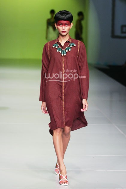 Oscar Lawalata I AM. Bazaar Fashion festival 2014. at Jakarta Convention Center. Jakarta. [Foto: Mohammad Abduh/Wolipop]