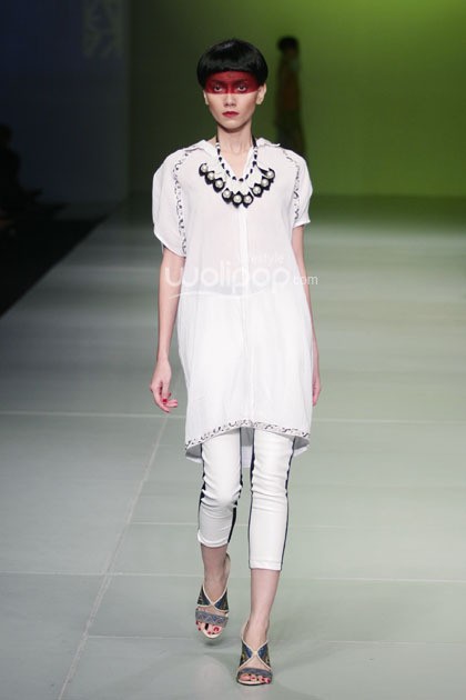 Oscar Lawalata I AM. Bazaar Fashion festival 2014. at Jakarta Convention Center. Jakarta. [Foto: Mohammad Abduh/Wolipop]