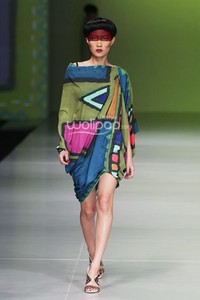 Oscar Lawalata I AM. Bazaar Fashion festival 2014. at Jakarta Convention Center. Jakarta. [Foto: Mohammad Abduh/Wolipop]