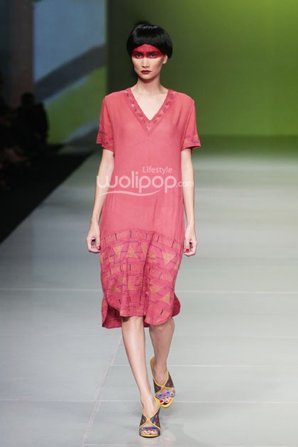 Oscar Lawalata I AM. Bazaar Fashion festival 2014. at Jakarta Convention Center. Jakarta. [Foto: Mohammad Abduh/Wolipop]