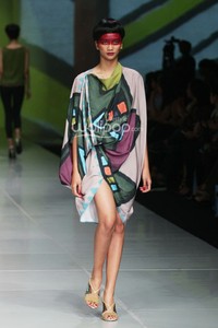 Oscar Lawalata I AM. Bazaar Fashion festival 2014. at Jakarta Convention Center. Jakarta. [Foto: Mohammad Abduh/Wolipop]