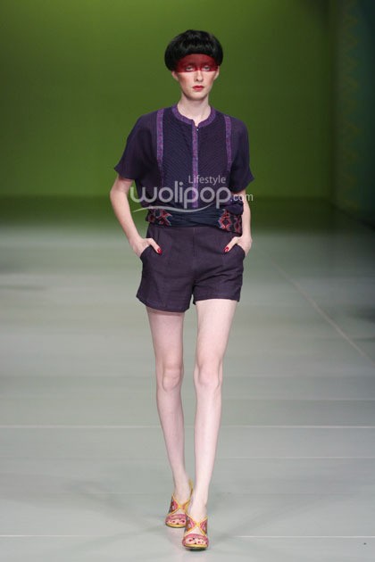 Oscar Lawalata I AM. Bazaar Fashion festival 2014. at Jakarta Convention Center. Jakarta. [Foto: Mohammad Abduh/Wolipop]