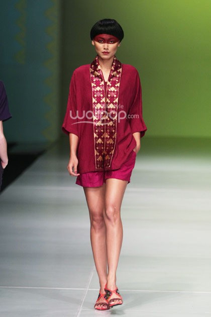 Oscar Lawalata I AM. Bazaar Fashion festival 2014. at Jakarta Convention Center. Jakarta. [Foto: Mohammad Abduh/Wolipop]