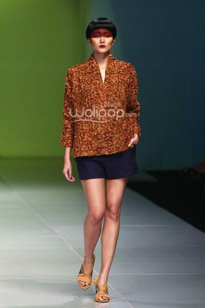 Oscar Lawalata I AM. Bazaar Fashion festival 2014. at Jakarta Convention Center. Jakarta. [Foto: Mohammad Abduh/Wolipop]