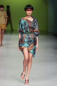 Oscar Lawalata I AM. Bazaar Fashion festival 2014. at Jakarta Convention Center. Jakarta. [Foto: Mohammad Abduh/Wolipop]