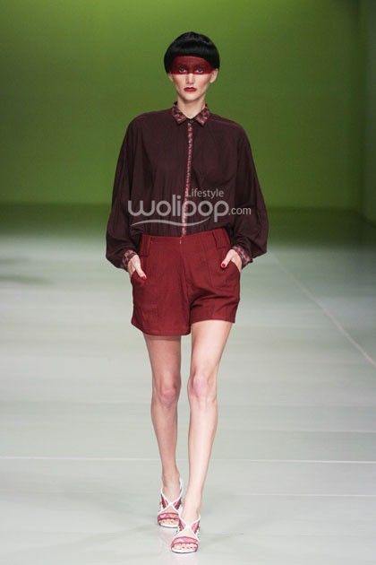 Oscar Lawalata I AM. Bazaar Fashion festival 2014. at Jakarta Convention Center. Jakarta. [Foto: Mohammad Abduh/Wolipop]