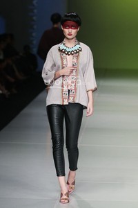 Oscar Lawalata I AM. Bazaar Fashion festival 2014. at Jakarta Convention Center. Jakarta. [Foto: Mohammad Abduh/Wolipop]