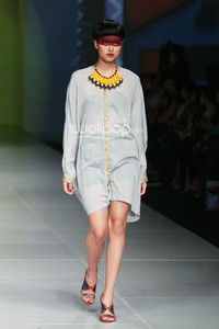 Oscar Lawalata I AM. Bazaar Fashion festival 2014. at Jakarta Convention Center. Jakarta. [Foto: Mohammad Abduh/Wolipop]