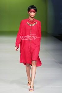 Oscar Lawalata I AM. Bazaar Fashion festival 2014. at Jakarta Convention Center. Jakarta. [Foto: Mohammad Abduh/Wolipop]